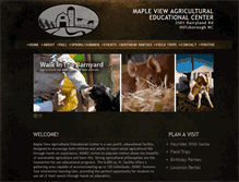 Tablet Screenshot of mapleviewagcenter.com